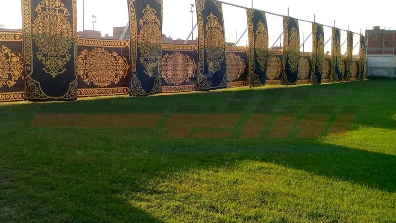 تجهيز الساحات 