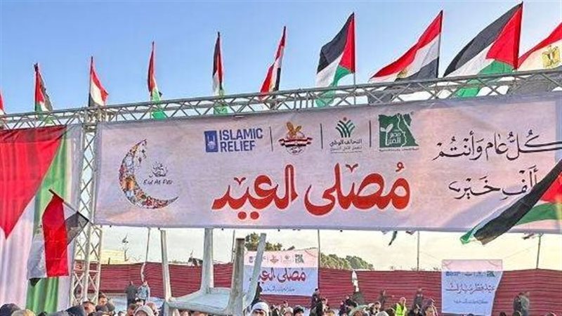علم مصر في غزة 
