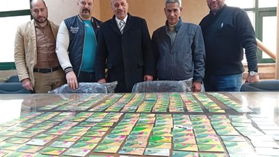 ضبط 255 بطاقة تموين و63 شيكارة دقيق مدعم وتحرير 63 محضرًا بالغربية