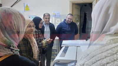 سمر عارف تتفقد مستشفى الرياض المركزى للاطمئنان على تواجد الأطقم الطبية
