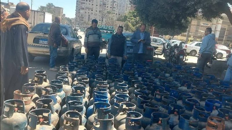 مصادرة أسطوانات بوتاجاز