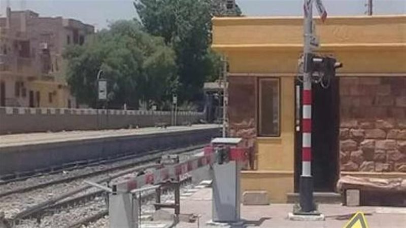 غلق مزلقان أبوقرقاص