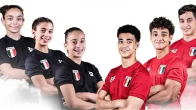 منتخب مصر لجمباز الأيروبيك يتوجه إلى البرتغال للمشاركة فى كأس العالم 2026
