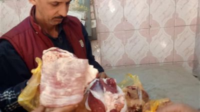 بيطري المنيا: ضبط 965 كيلو لحوم غير صالحة ومذبوحة خارج المجازر