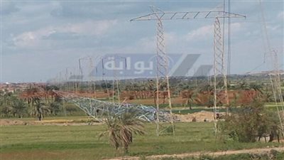 ننشر أسماء المصابين فى حادث سقوط برج كهرباء الضغط العالي بإطسا بالفيوم