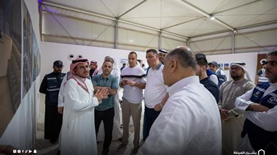 وفد وزارة التضامن يتفقد مواقع حجاج الجمعيات الأهلية في مشعري عرفة ومنى