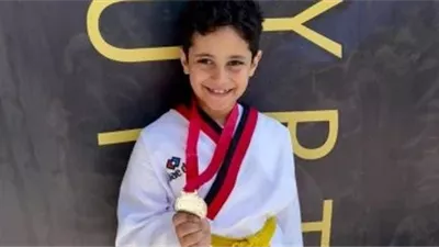 سلطان أدهم يحصد فضية كأس مصر لبراعم التايكوندو