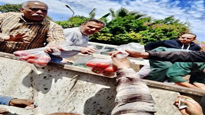 توفير الخضراوات بأسعار الجملة لعمال نظافة الجيزة لمواجهة الغلاء