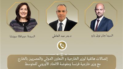 وزير الخارجية يبحث هاتفياً مع نظيره الفرنسي التطورات الإقليمية الجارية 