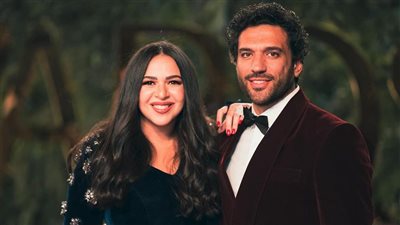 حسن الرداد يحتفل بعيد ميلاد إيمي سمير غانم برسالة رومانسية