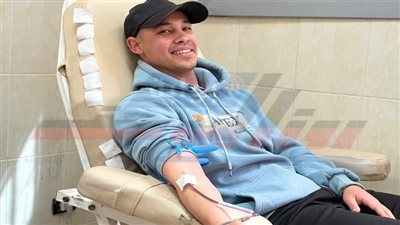 دعمًا للمرضى.. طلاب التربية العسكرية بجامعة كفر الشيخ يتبرعون بالدم