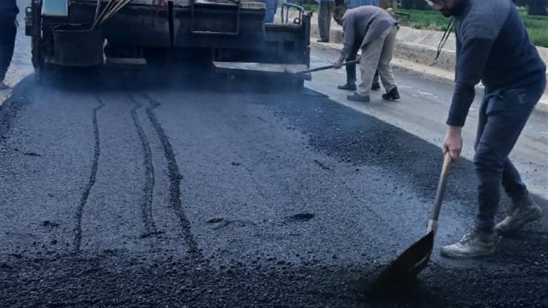 متابعه رصف الطرق