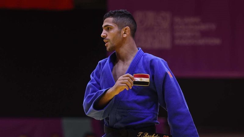 يسري سامي لاعب الجودو