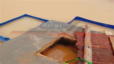أمطار غزيرة تضرب مطروح والساحل الشمالي وتغرق الشوارع