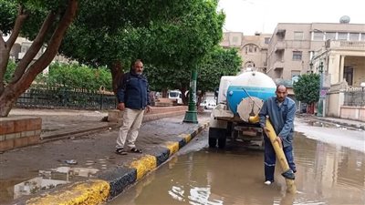 محافظ المنيا جهود مكثفة للوحدات المحلية في التعامل مع تداعيات الأمطار والتقلبات الجوية