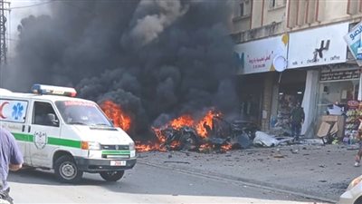 غارة إسرائيلية على النبطية اللبنانية تسفر عن مقتل ثلاثة مدنيين اليوم