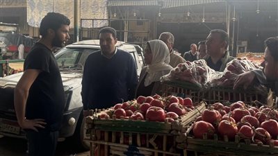 حملة مكبرة لضبط الأسواق بسوق الخضار ببنها