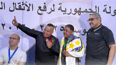 شريف عثمان يحصد ذهبية بطولة الجمهورية لرفع الاثقال البارالمبية