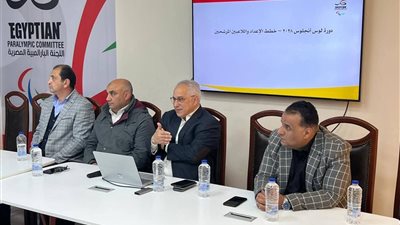 الدكتور إبراهيم أمين يحضر اجتماع مناقشة خطة التأهل لدورة لوس أنجلوس 2028