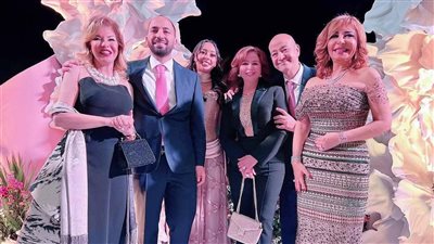 في اجواء من البهجة خطوبة نجل الإعلامي عمرو أديب ولميس الحديدي
