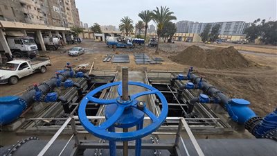شركة الصرف الصحي بالإسكندرية توشك على الانتهاء من تطوير محطة الرأس السوداء