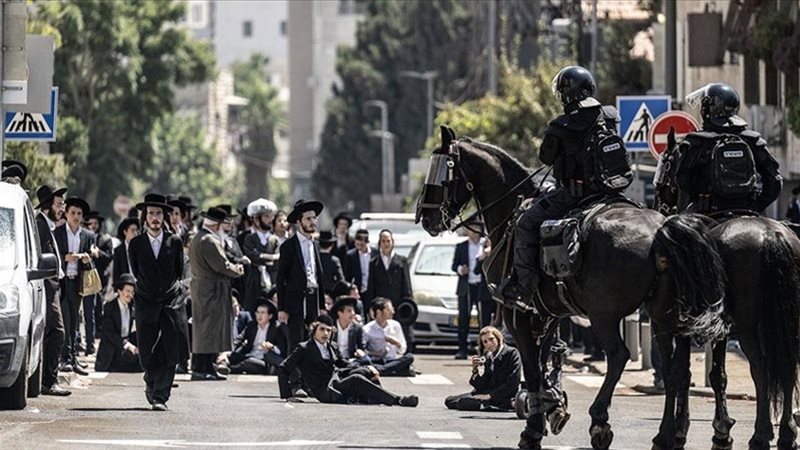 يهود الحريديم يتظاهرون