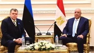 رئيس مجلس النواب يلتقى رئيس برلمان إستونيا