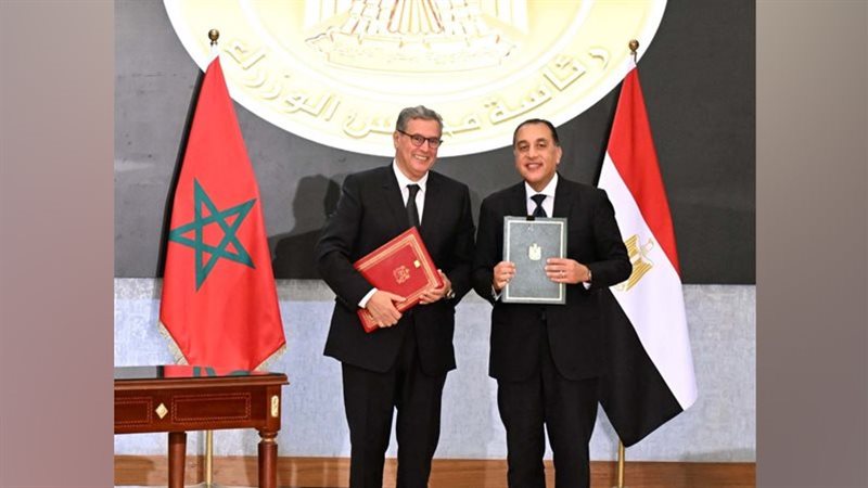 رئيسا حكومة مصر والمغرب