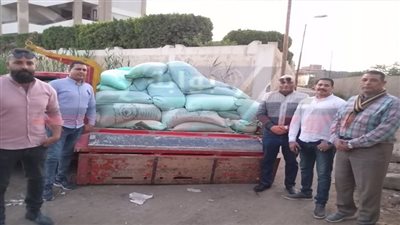 ضبط مخزن سري يحتوي على أكثر من 2 طن دقيق مدعم بالفيوم