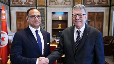 السفير المصرى في تونس يلتقى رئيس مجلس نواب الشعب التونسي