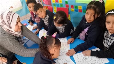 قصور الثقافة تقدم ورشا متنوعة للأطفال بمدارس السيدة زينب