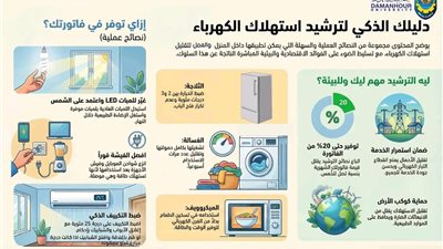 التعليم العالي: جامعة دمنهور تتبنى استراتيجية متكاملة لترشيد استهلاك الطاقة