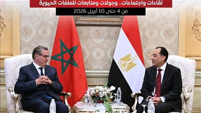  بالإنفوجراف.. أبرز أنشطة رئيس مجلس الوزراء هذا الأسبوع