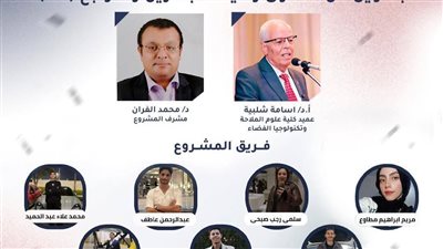فوز مشروع تخرج طلاب ملاحة وفضاء بني سويف بتمويل من صندوق رعاية المبتكرين والنوابغ