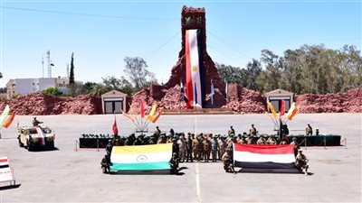 انطلاق فعاليات التدريب المصري الهندي المشترك 