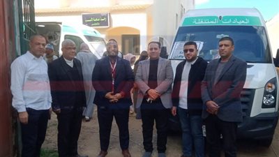 الكشف علي 1504 مرضى وتقديم 2500 خدمة طبية مجانية بسيدي سالم