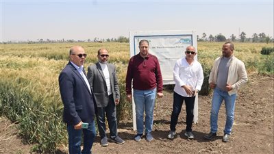 سكرتير بني سويف يتفقد محطة البحوث الزراعية بسدس ويطلع على أنشطتها البحثية والتنموية