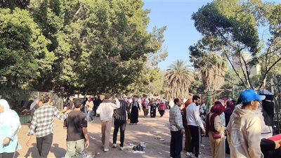 إقبال كثيف بحديقة حيوان الزقازيق احتفالًا بشم النسيم وسط أجواء من البهجة