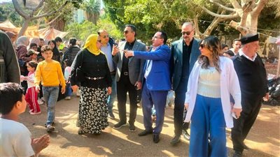 رئيس الخدمات البيطرية يتفقد حديقة حيوان الشرقية في احتفالات شم النسيم