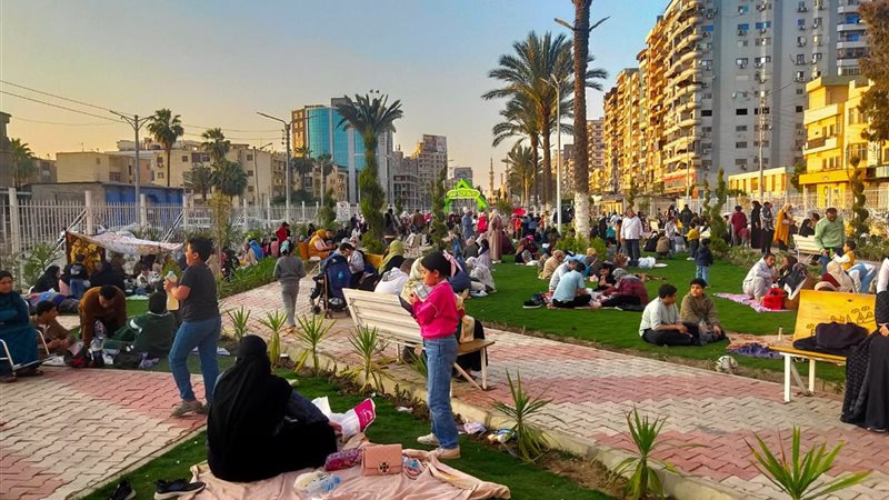 الإقبال على المتنزهات