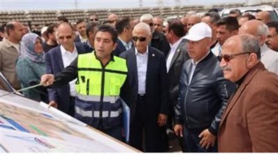 وزير النقل يتفقد مشروع خط سكة حديد بئر العبد ـ العريش ـ جنوبا رأس النقب