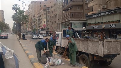 محافظ الجيزة يتفقد حالة النظافة والطرق بمتفرعات شارعي فيصل والهرم وعثمان محرم