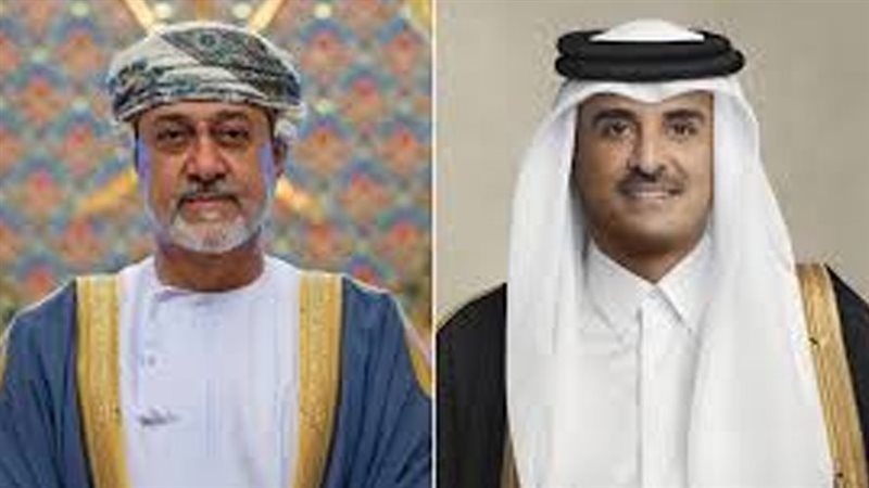 أمير قطر وسلطان عُمان