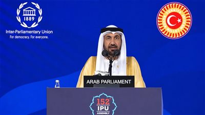 رئيس البرلمان العربي يطالب الاتحاد البرلماني الدولي بوقف تنفيذ قانون إعدام الأسرى 