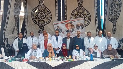 قافلة بيطرية تعالج الماشية بقطور في الغربية