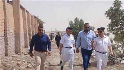 إزالة تعديات على قطع أراضٍ في بني سويف الجديدة بـ45 مليون جنيه