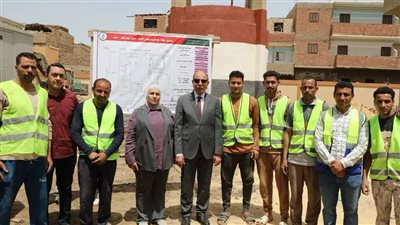 محافظ المنيا يتابع نسب تنفيذ محطة صرف قرية الكرم