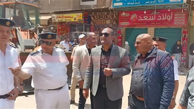 إزالة الإشغالات ورفع 1168 مخالفة بدسوق في كفر الشيخ