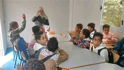 أتوبيس الفن الجميل يقدم ورشا خاصة للأطفال بمناسبة اليوم العالمي للفن