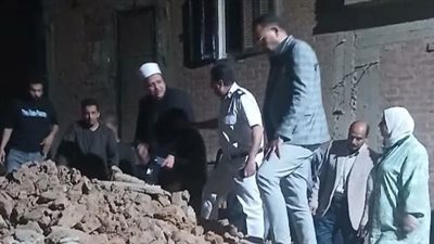 انهيار ضريح بقرية دنشواي بالمنوفية دون إصابات